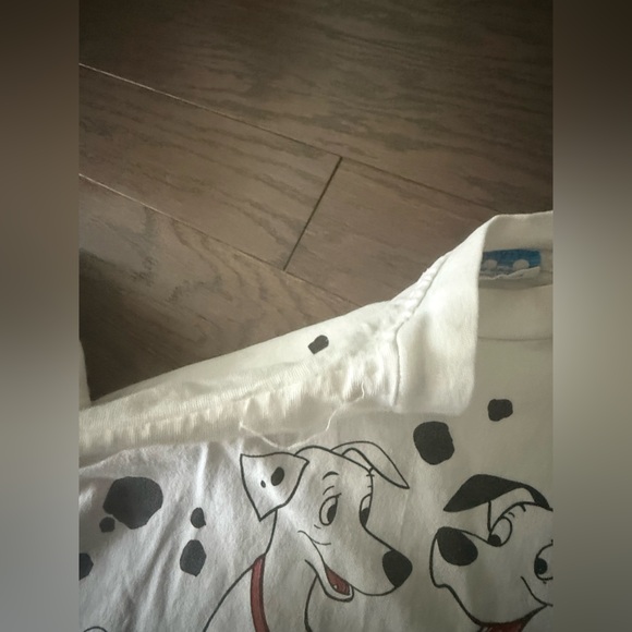 Vintage 1990s 101 Dalmatians All Over Print T-shirt Movie Single Stitch Disney - Picture 8 of 15